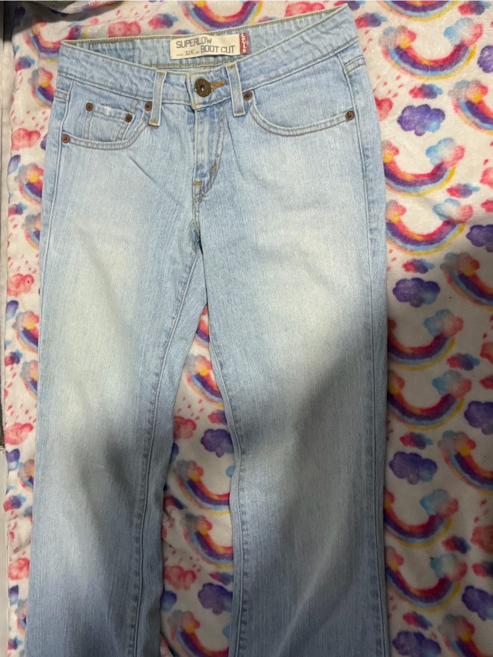 Levi's Light Wash Women's jeans low rise y2k